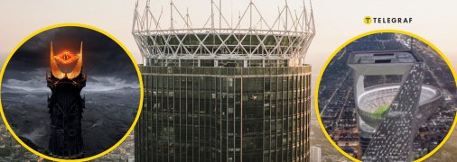 Стадіон на даху хмарочоса порівняли із відомою вежею із "Володаря перснів"