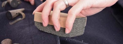 Катыши на ткани легко удаляются