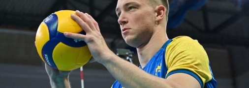 Капитан сборной Украины по волейболу Олег Плотницкий