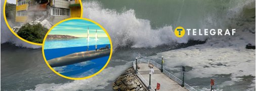 Землетрус здійняв руйнівні хвилі