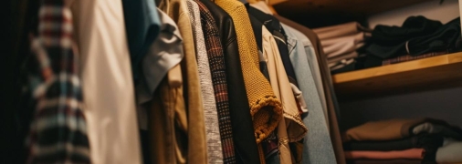 Чтобы освободить место в шкафу, следует знать некоторые лайфхаки (изображение создано с помощью ИИ)