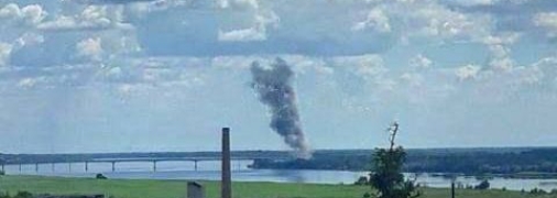 Удар по Антоновскому мосту