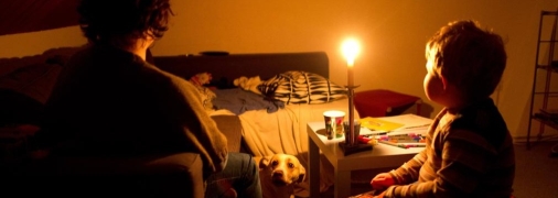 Отключение электроэнергии в Украине