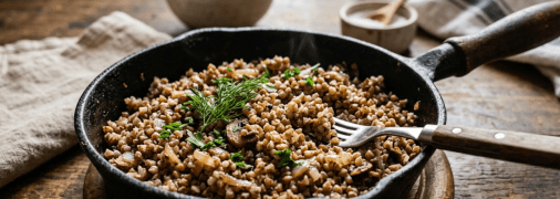 Гречка на сковороде