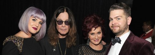 Оззі Осборн із дружиною Шерон, дочкою Келлі та сином Джеком