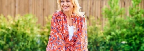 Лилия Ребрик позировала, сидя на плечах у мужа (Фото)