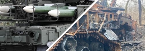 Українські військові знищили ППО ворога