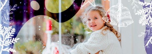 Новогодние рисунки на окнах: техники, идеи, шаблоны