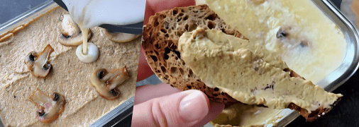 Паштет із печериць з вершковою ноткою