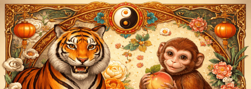 Тигр і Мавпа за східним гороскопом