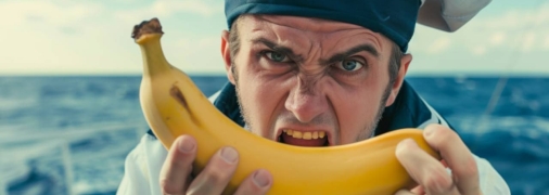 Банани - прокляття моряків (фото створене з допомогою ШІ)