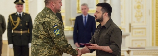 Валерій Залужний та Володимир Зеленський