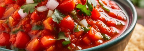 Сальса є чудовим варіантом літньої закуски (зображення створено за допомогою ШІ)