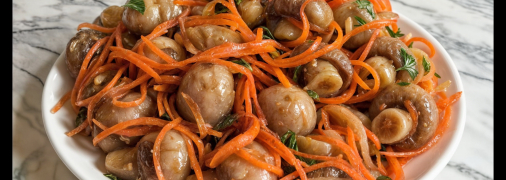 Рецепт апетитної закуски з грибів