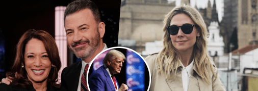 Джимми Киммел и Дези Лидик