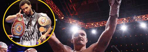 Олександр Усик та Мозес Ітаума