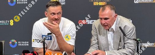 Після бою відбулася прес-конференція з Олександром Усиком