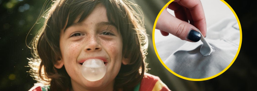 Як позбутися жуйки на одязі