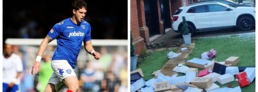 Викинув речі через вікно: футболіст помстився дружині за зраду (відео)