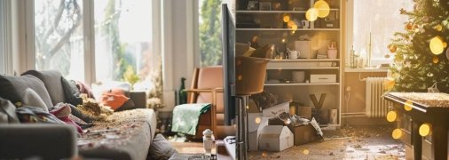 Багатьом людям прибирання завдає стресу (фото створене з допомогою ШІ)