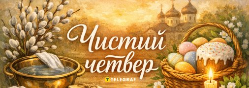 У 2026 році Чистий четвер випадає на 9 квітня