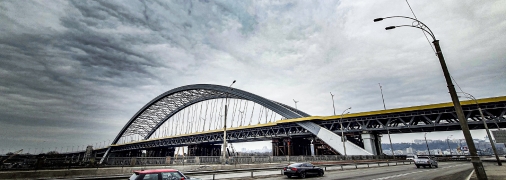 Подольско-Воскресенский мост в Киеве