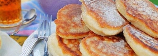 Пышные оладьи без дрожжей и соды