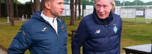 Встреча старых друзей: Шевченко посетил сбор Динамо в Турции