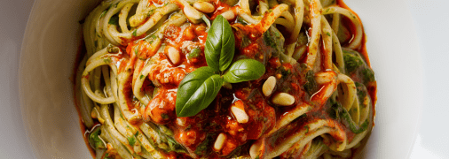 Эта паста обладает пикантным вкусом и ароматом (изображение создано с помощью ИИ)