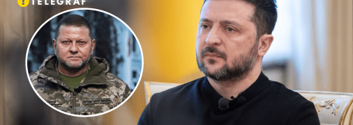 Валерій Залужний та Володимир Зеленський