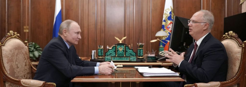 Президент РФ Путін і перемовник Дмитрієв