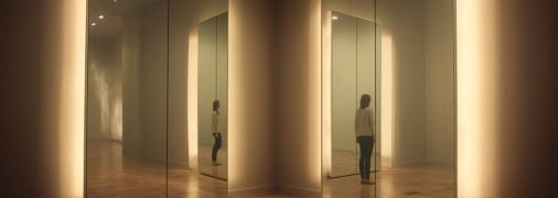 Наши предки пытались вести себя осторожно у зеркал