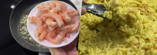 Паста з креветками