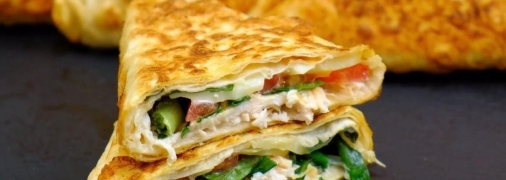 Конвертики из лаваша с фаршем