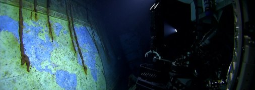 Подводный беспилотник у обломков "Йорктауна"