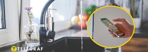 Вода тече із крана