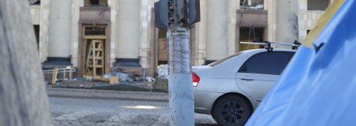 Центр Харькова теперь выглядит так. Фото: Ян Доброносов, "Телеграф"