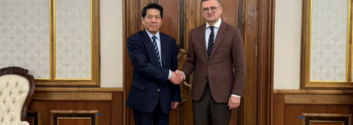 Лі Хуей та Дмитро Кулеба