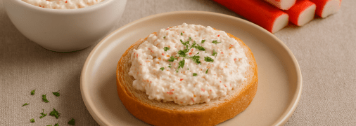 Намазка из яиц и крабовых палочек