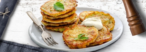 Сытные драники с грибной подливой