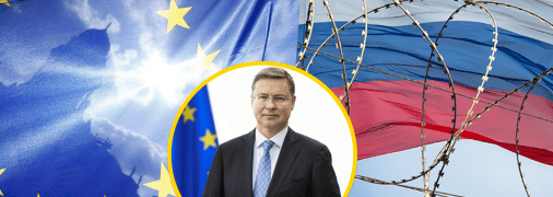 Валдіс Домбровскіс наголосив на неможливості відновлення торгівлі з РФ найближчим часом