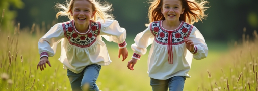 Дівчатка у вишиванках