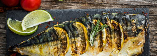 Ароматная, нежная рыбка на мангале