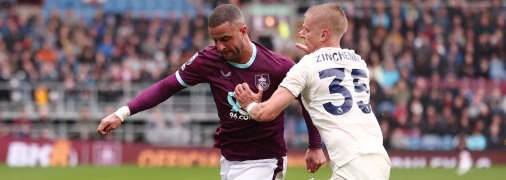 Олександр Зінченко у матчі проти "Бернлі"