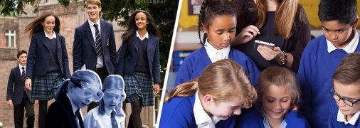 Без формы в школе в Британии делать нечего. Фото Коллаж "Телеграфа"