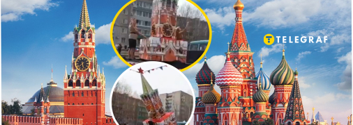 У Росії впав макет вежі Кремля