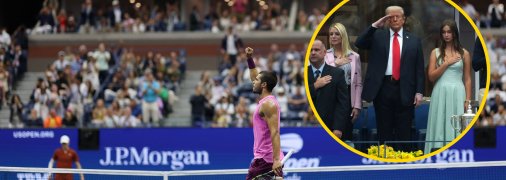 Дональд Трамп прийшов на фінал US Open