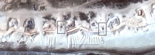 Орудия на побережье Крыма