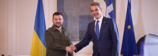 Володимир Зеленський та Кіріакос Міцотакіс