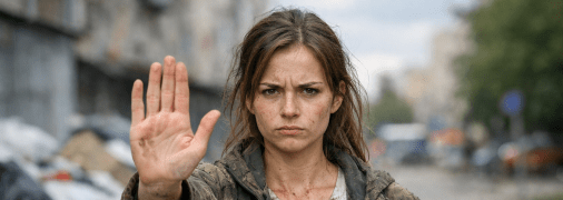 Дівчина у брудному одязі